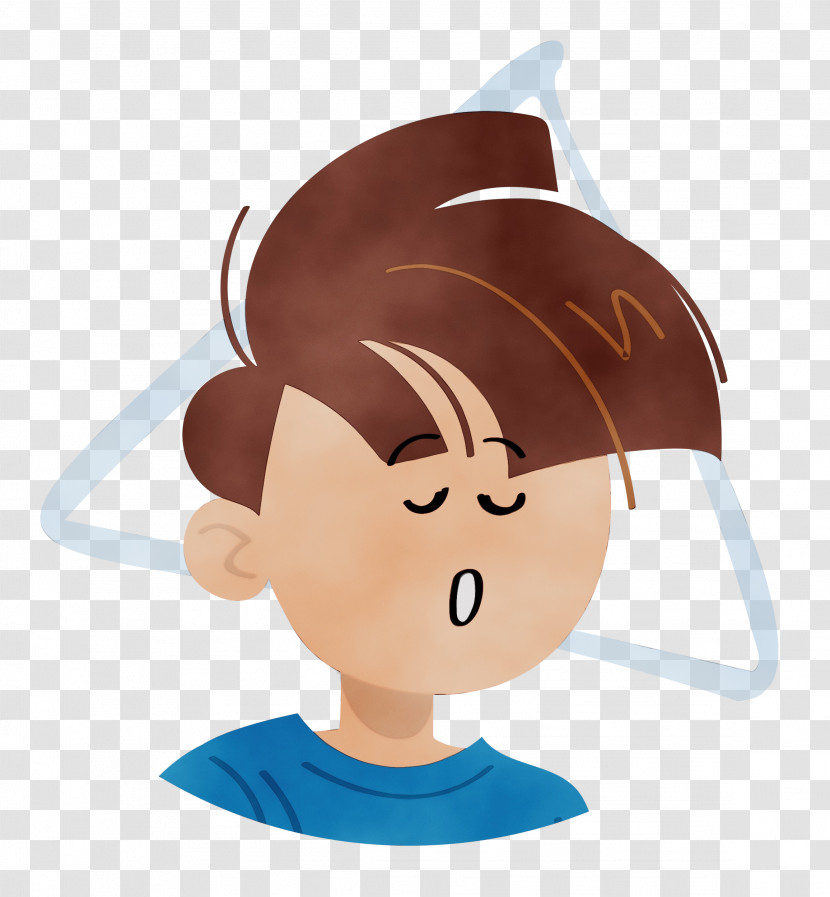 Cartoon Forehead Character Transparent PNG