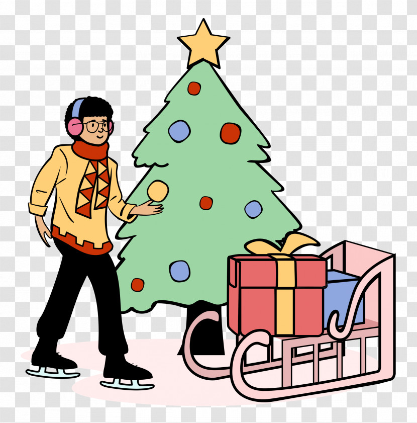 Christmas Christmas Tree Gifts Transparent PNG