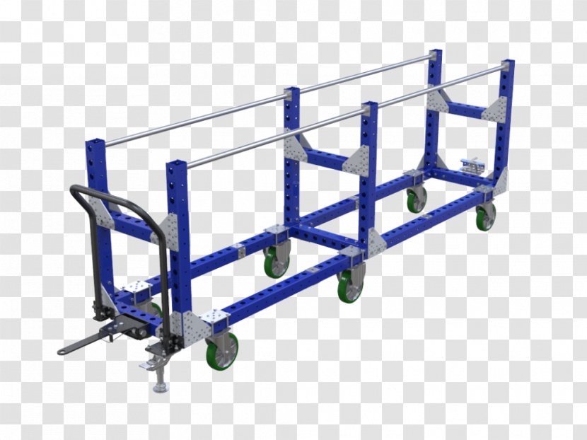 Transport Tube, Cart FlexQube Bahan Steel - Industrial Transparent PNG