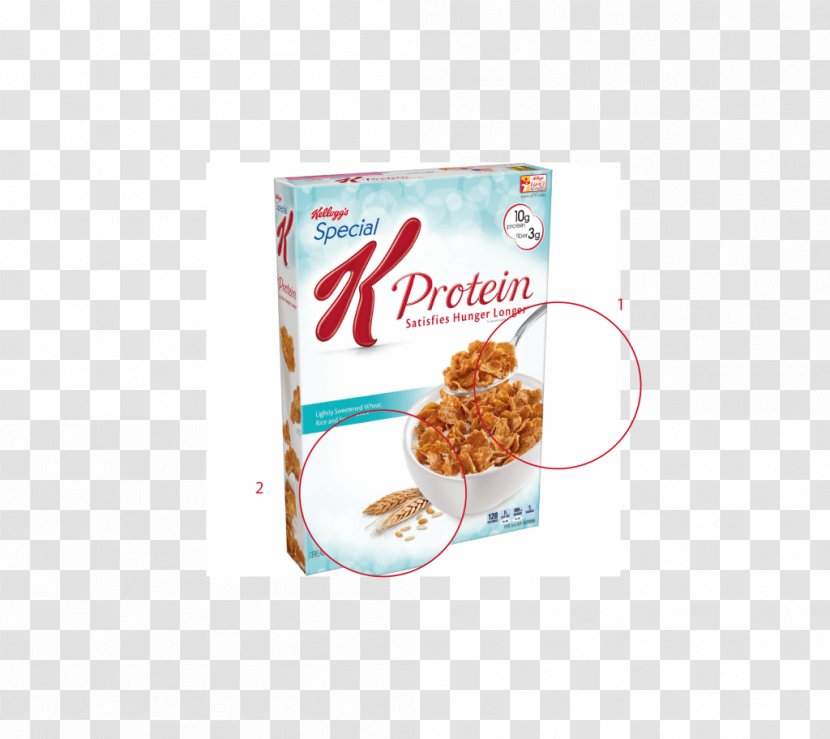 Breakfast Cereal Milkshake Special K Kellogg's Protein - Plus - Snack Packaging Design Transparent PNG