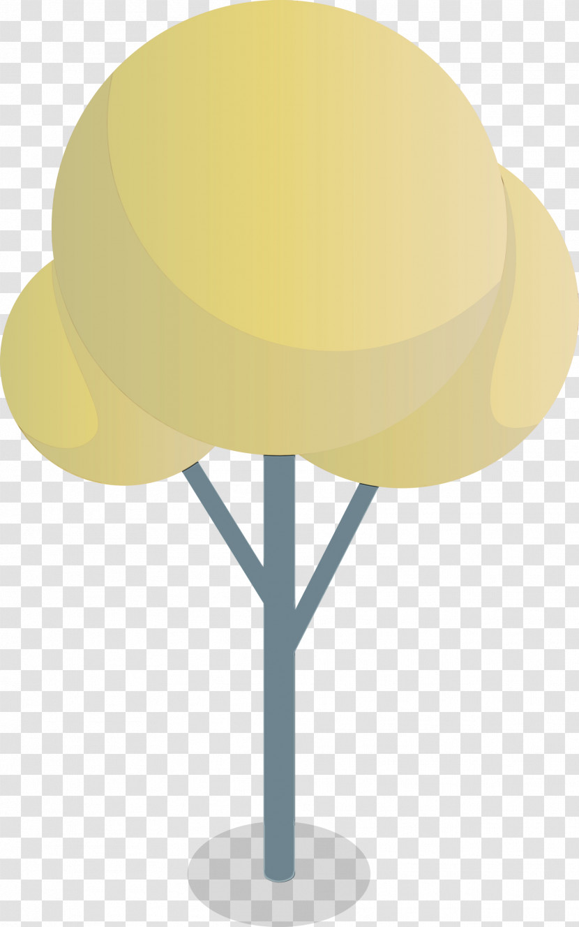 Yellow Angle Hat Table Transparent PNG