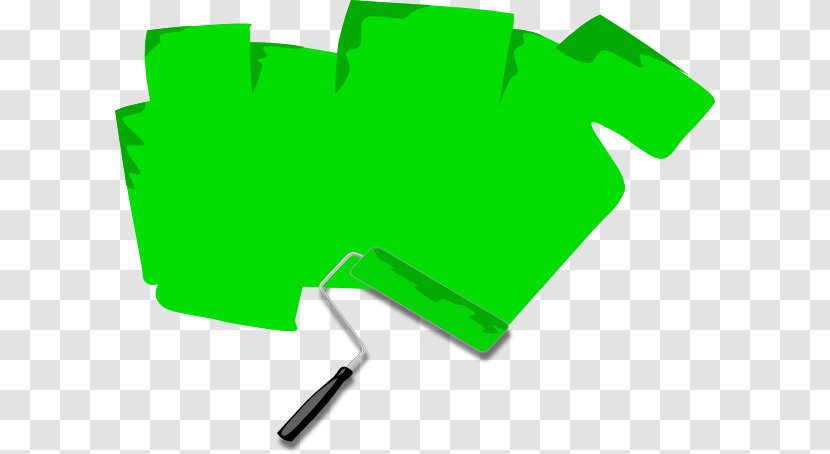 Green Paint Rollers Clip Art Transparent PNG