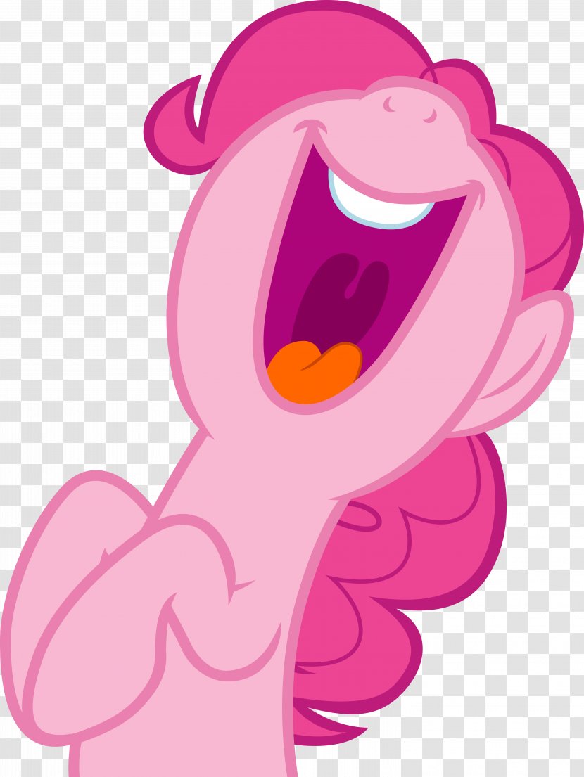 Pinkie Pie The Laughter Song Pony - Watercolor - Laughing Vector Transparent PNG