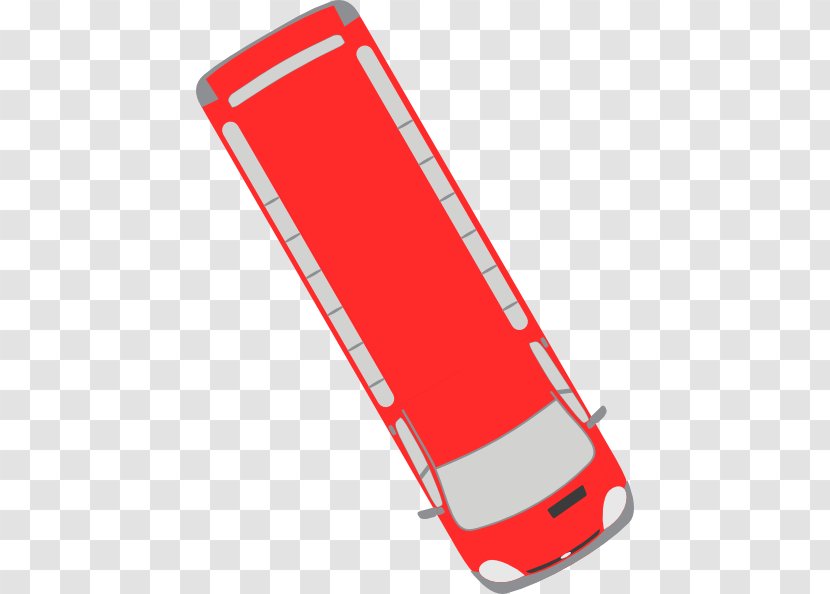 Mobile Phone Accessories Line Angle - Iphone - Red Bus Clip Art Transparent PNG
