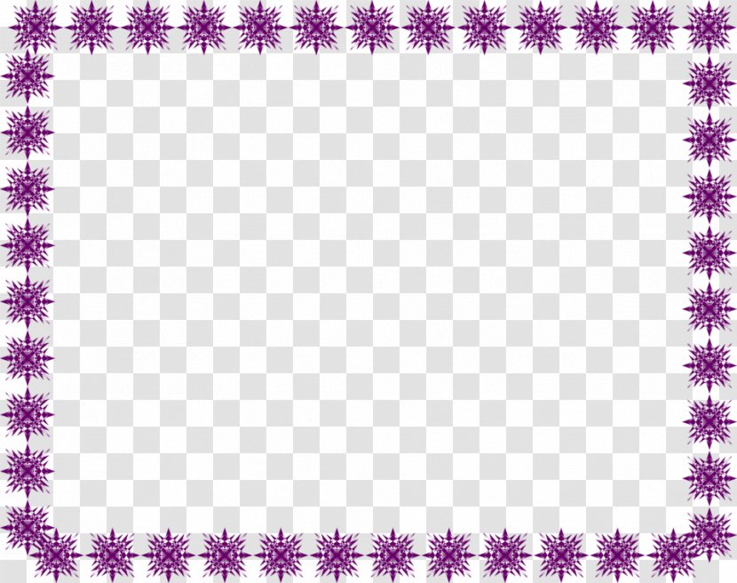 Clip Art - Picture Frames - Purple Border Frame Photos Transparent PNG
