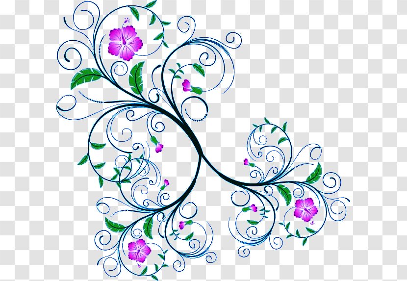Floral Vector Designs Flower Design Clip Art - Symmetry - Vectores Transparent PNG