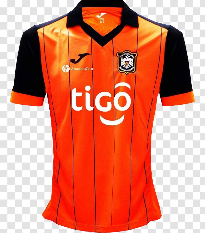 C.D. Águila El Salvador T-shirt Alianza F.C. Luis Ángel Firpo - Orange Transparent PNG