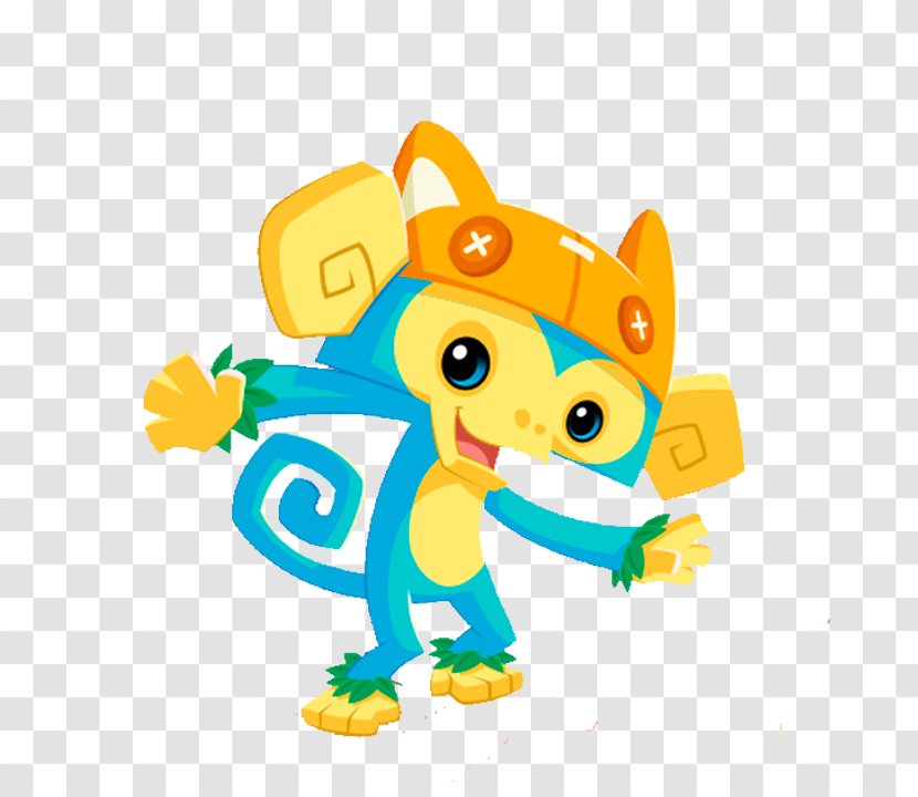 National Geographic Animal Jam Monkey Clip Art - Fictional Character Transparent PNG