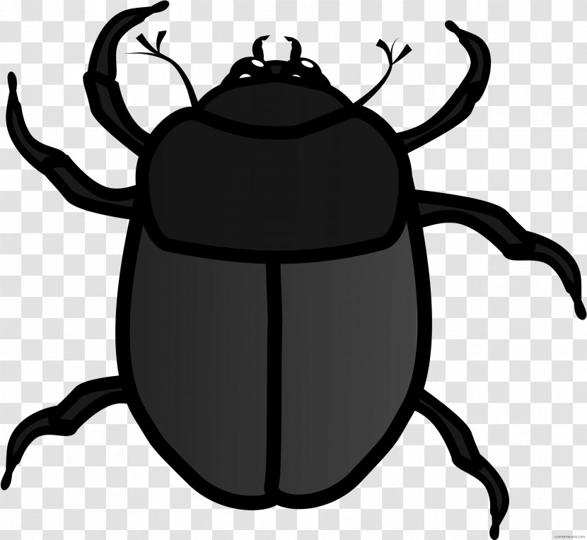 Clip Art Openclipart Illustration Free Content Beetle - Monochrome Photography Transparent PNG