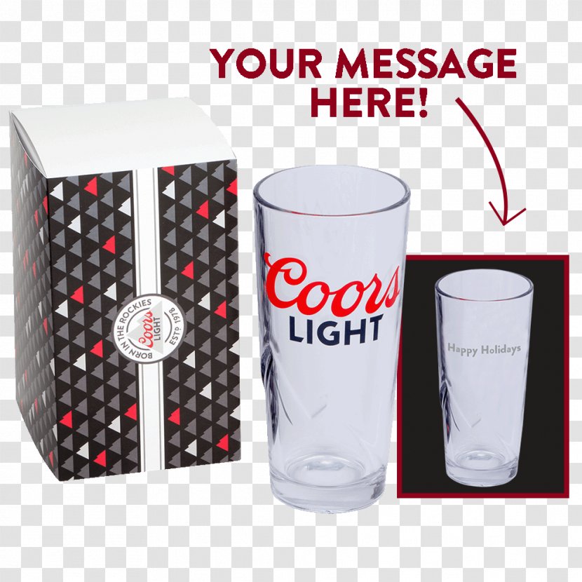 Pint Glass Coors Light Brewing Company - Beer Glasses Transparent PNG
