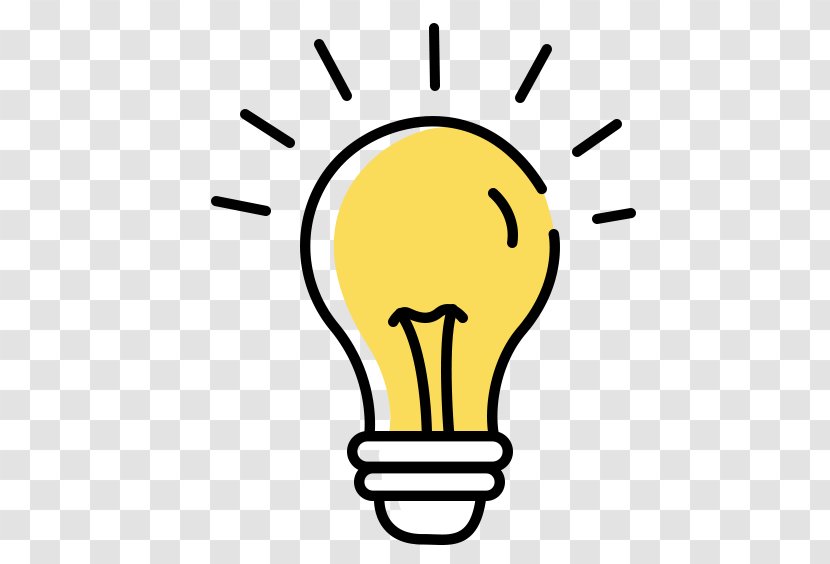 Light Bulb Cartoon - Business - Pleased Smile Transparent PNG