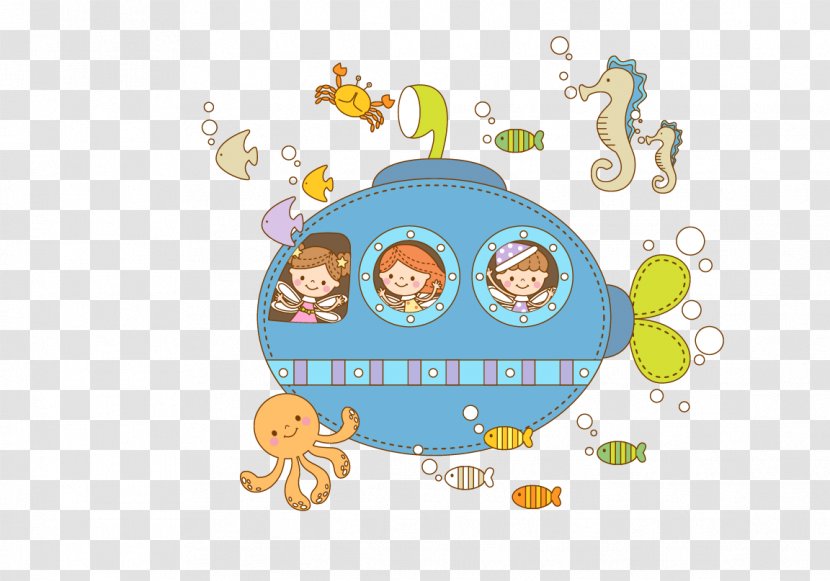 Cartoon Poster Illustration - Pixel - Spaceship Transparent PNG