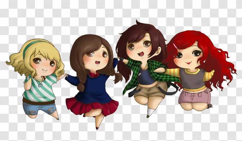 Brown Hair Cartoon Doll - Heart - Howl At The Moon Day And Night Transparent PNG