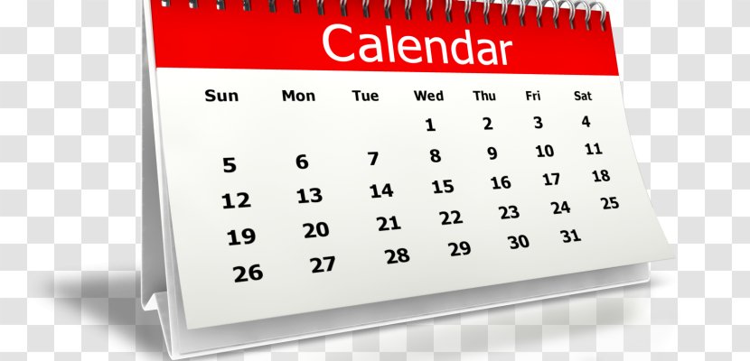 Calendar 0 School 1 2 - Text - Desk Transparent PNG