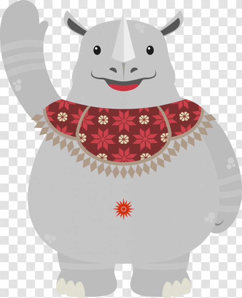 Jakarta Palembang 2018 Asian Games Javan Rhinoceros XVIII Mascot - Bhin - Asian.games Transparent PNG