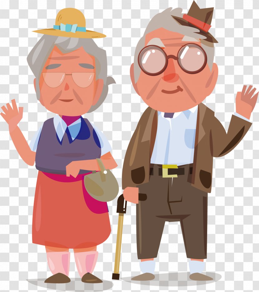 Old Age Royalty-free Illustration - Toddler - Couple Transparent PNG