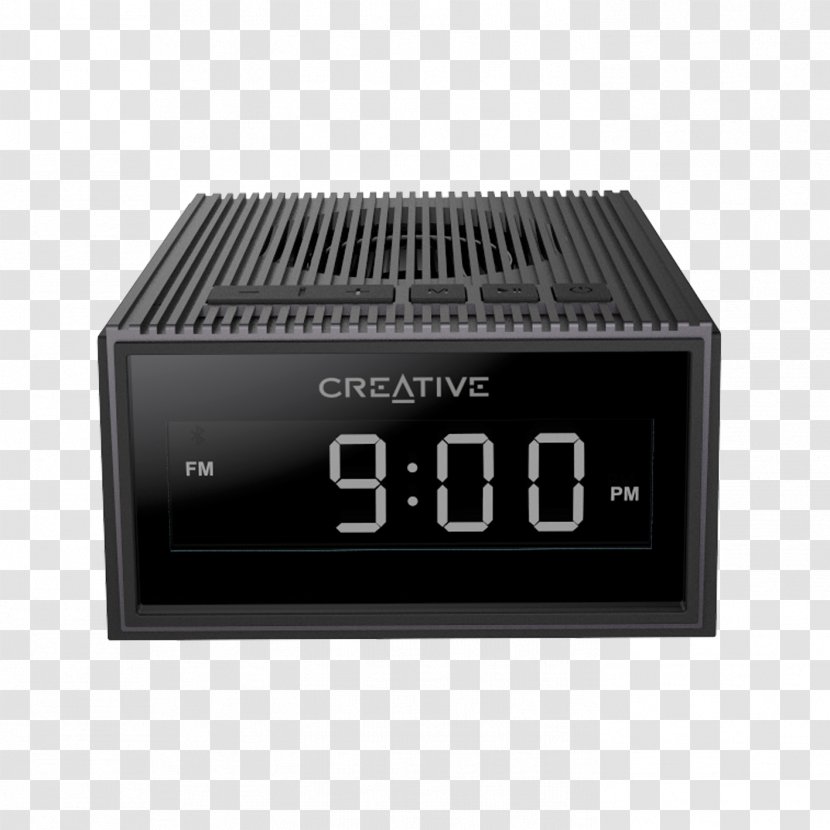 Loudspeaker Wireless Speaker Bluetooth Creative Chrono Aux Audio - Radio Clock Transparent PNG