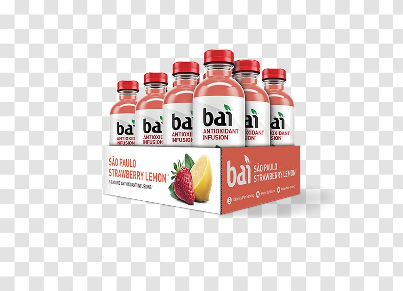 Bai Brands Juice Antioxidant Infusion Beverage Drink Bottle - Brand - Flavored Mineral Water Transparent PNG
