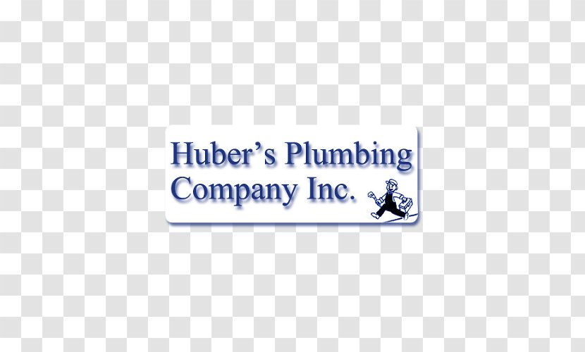 Seabrook Huber's Plumbing Co Plumber Todville Road Logo - Blue - Text Transparent PNG