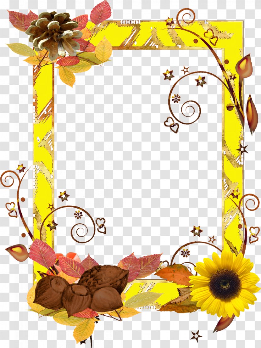 Picture Frames Photography Clip Art - Frame Flowers Transparent PNG