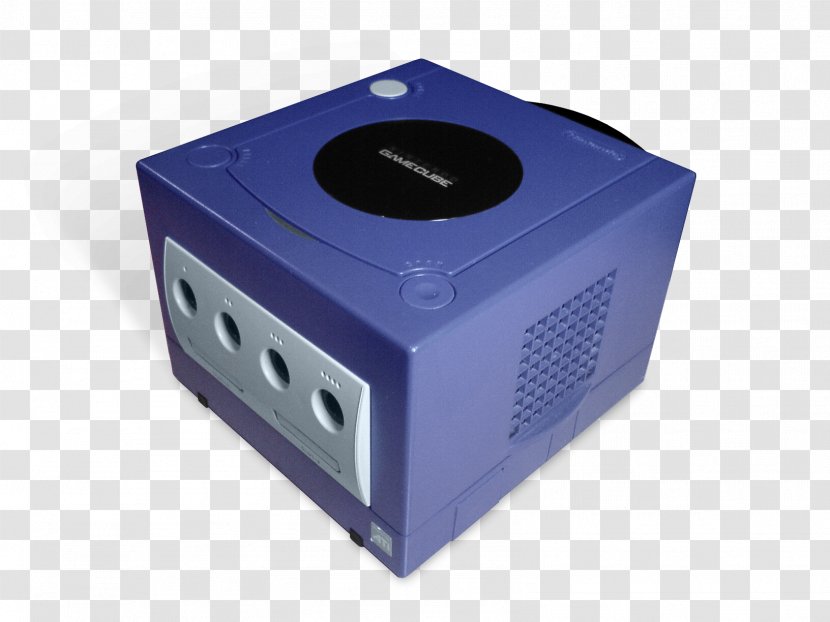 Super Mario Sunshine GameCube Controller Sega Saturn Nintendo 64 - Video Game - Blue CD Player Transparent PNG