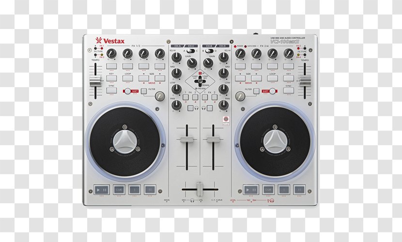 Disc Jockey DJ Controller Vestax VCI100-MK2 MIDI Controllers - Vci300mkii Transparent PNG