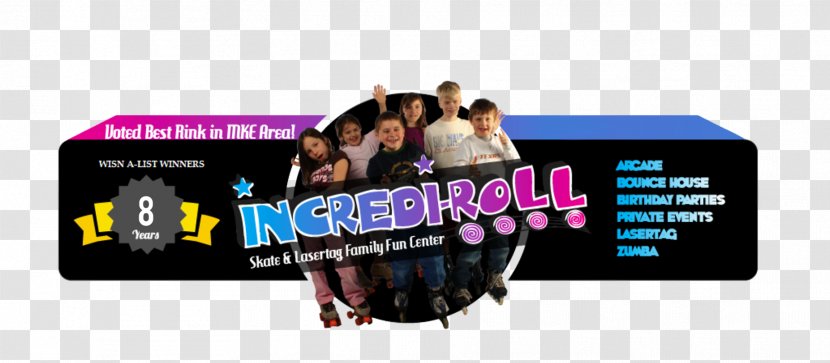 Incredi-Roll Skate & Family Fun Center Brand Pizza Display Advertising West Oklahoma Avenue - Incrediroll - Wisconsin Transparent PNG