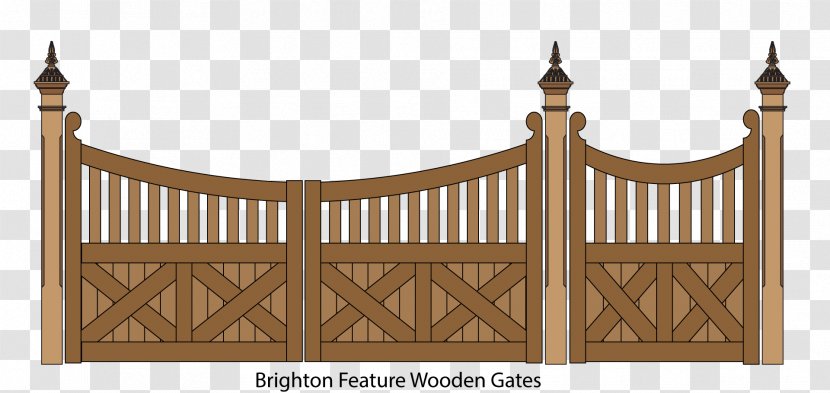 Picket Fence Gate Garden Clip Art Transparent PNG