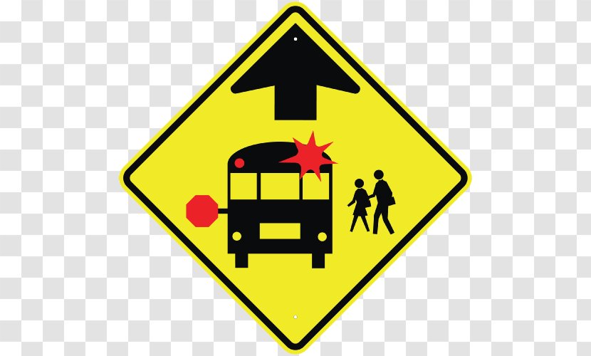 School Bus Traffic Stop Laws Sign Transparent PNG