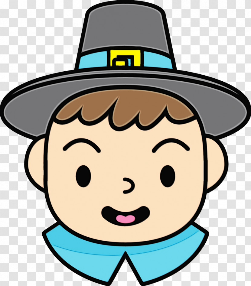 Cartoon Facial Expression Hat Cheek Head Transparent PNG