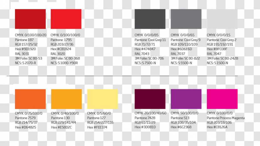 RAL Colour Standard Natural Color System Graphic Design - Web Page - Blocks Transparent PNG