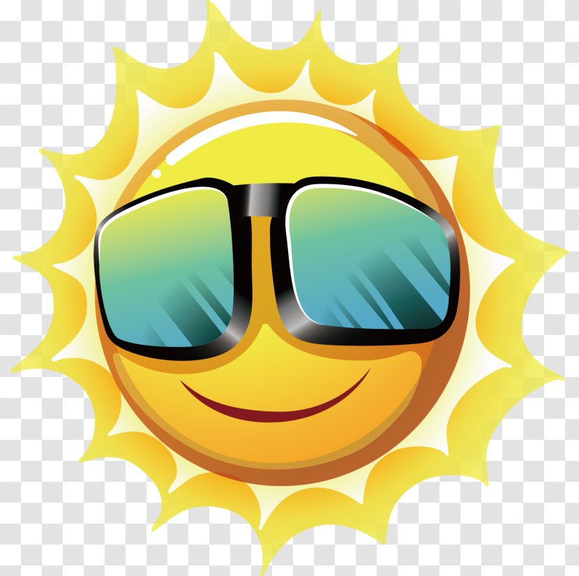 Emoticon Smile - Sunglasses - Smiley Goggles Transparent PNG