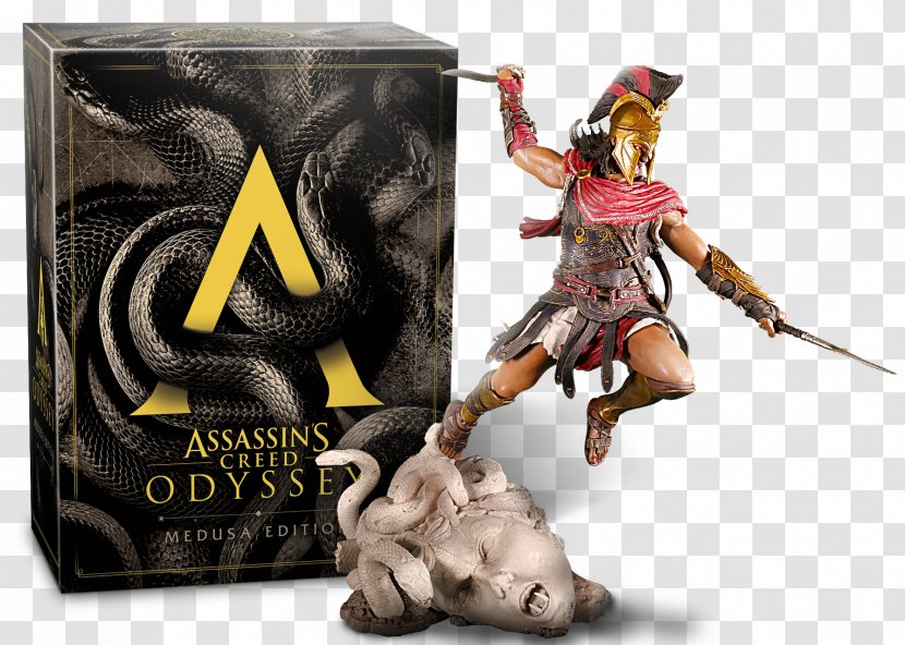 Assassin's Creed Odyssey Medusa PlayStation 4 Video Games - Figurine Transparent PNG