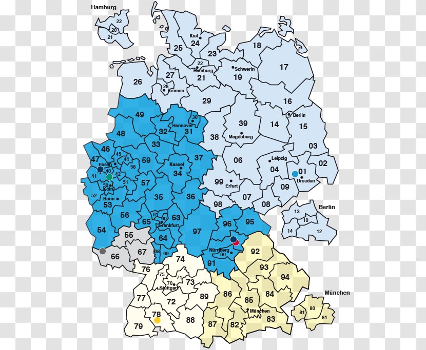 Postal Codes In Germany Turning Computer Numerical Control Map - Assortment Strategies Transparent PNG