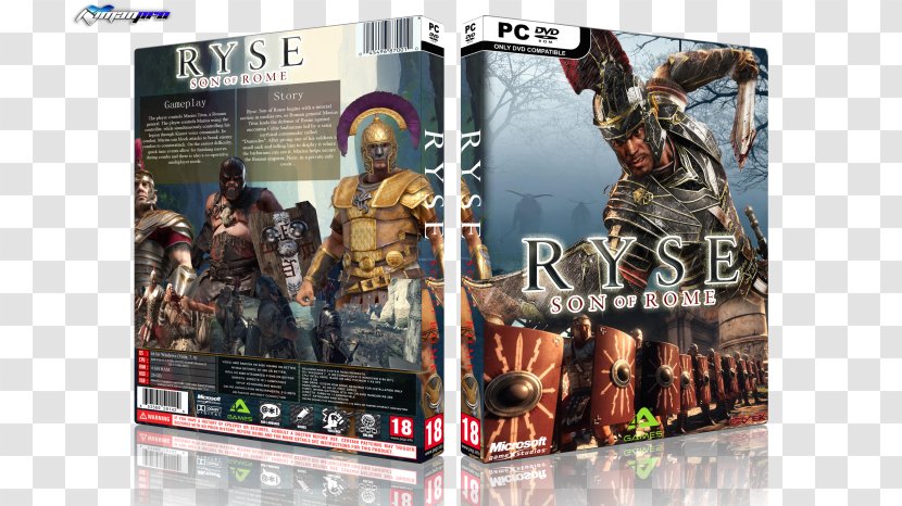 Ryse: Son Of Rome Xbox 360 PC Game Art - Video Transparent PNG