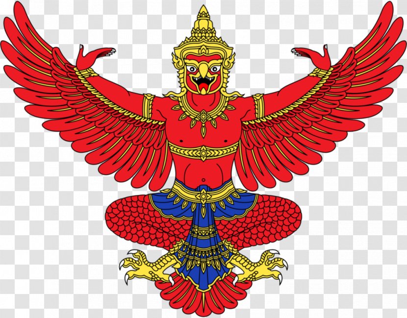 Emblem Of Thailand Garuda Flag National Indonesia - Thai Transparent PNG