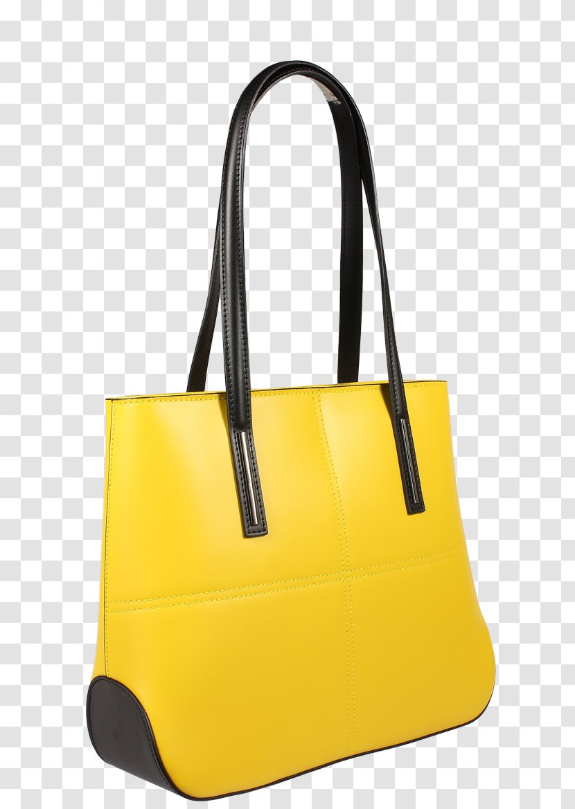 Tote Bag Product Design Leather Handbag - Yellow Transparent PNG