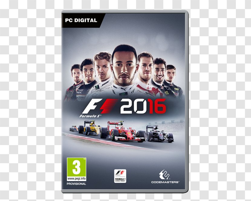 F1 2016 Formula One World Championship Video Game Xbox PlayStation 4 - Games Transparent PNG