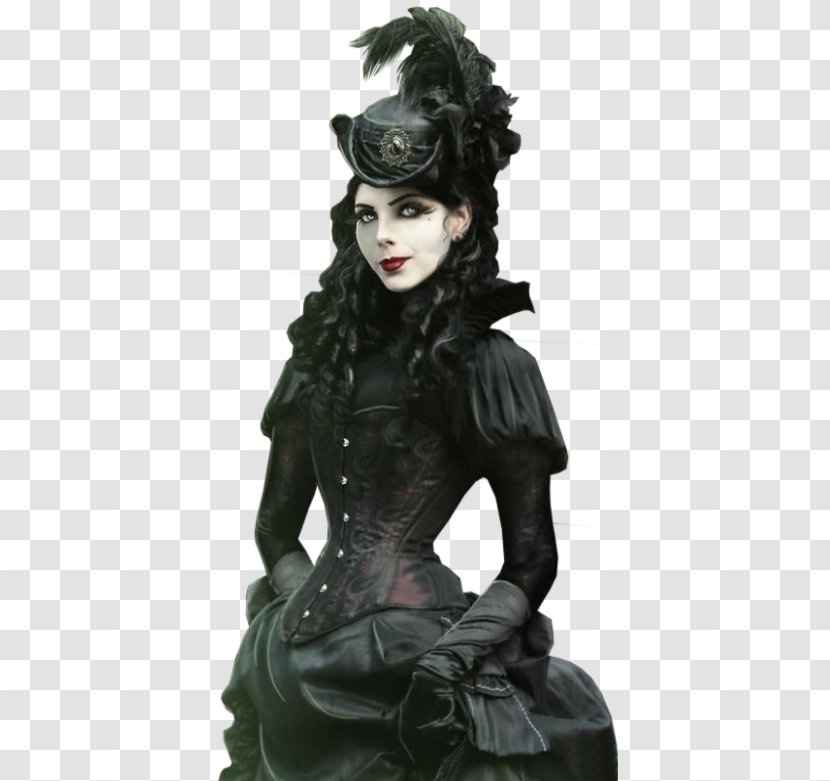 Victorian Era Gothic Fashion Goth Subculture Vampire Neo-Victorian - Abstract Art Transparent PNG