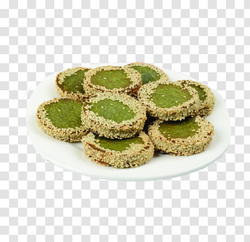 Green Tea Dim Sum Mochi Cookie - Vegetarian Food - Product Pie Transparent PNG