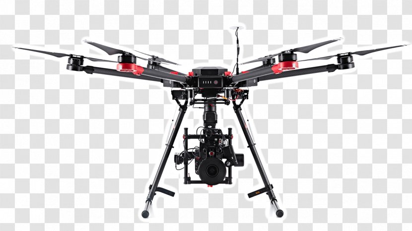DJI Matrice 600 Pro Unmanned Aerial Vehicle Gimbal - Helicopter - Photography Transparent PNG