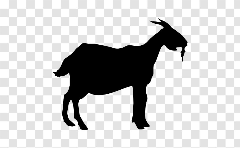 Goat Silhouette - Horse - Mammal Transparent PNG