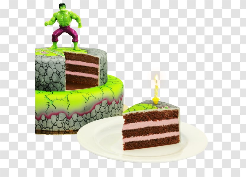 Torte Chocolate Cake Hulk Birthday Decorating Transparent PNG