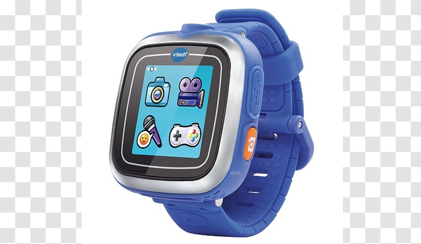 VTech Kidizoom Smartwatch DX Blue Toy - Watch Strap - Boxing Day Sale Transparent PNG