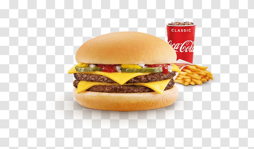 McDonald's Double Cheeseburger Hamburger French Fries - Menu - Cheese Transparent PNG