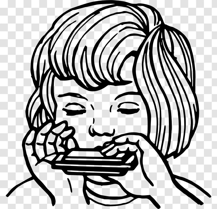 Harmonica Drawing Stick Figure Clip Art - Cartoon - In Small Transparent PNG