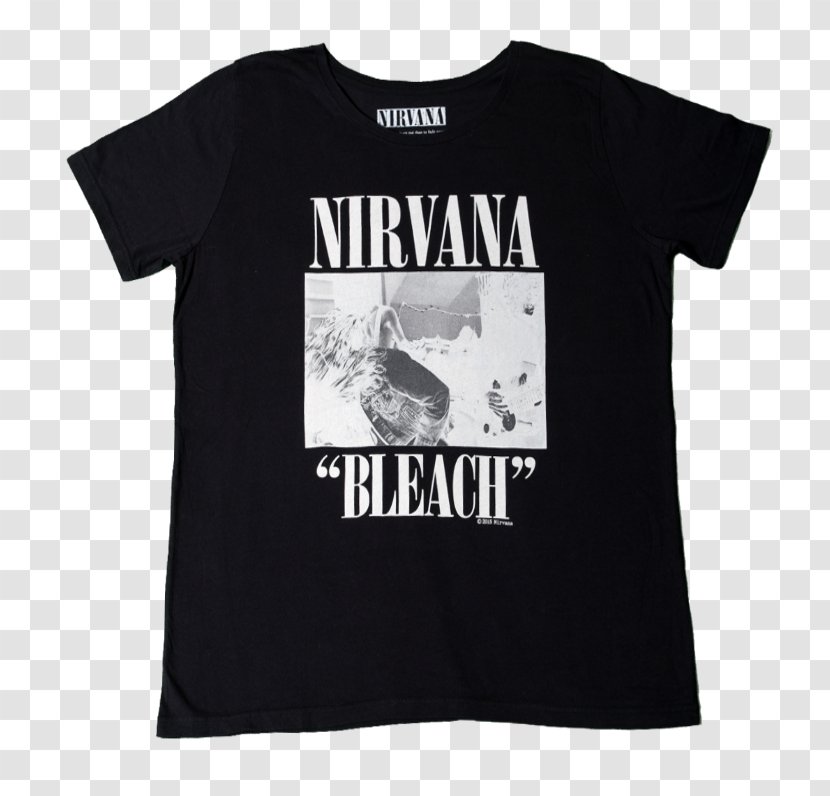 T-shirt Microphone Sleeve Men's Sweetwater Vintage - Shirt - Nirvana Bleach Transparent PNG