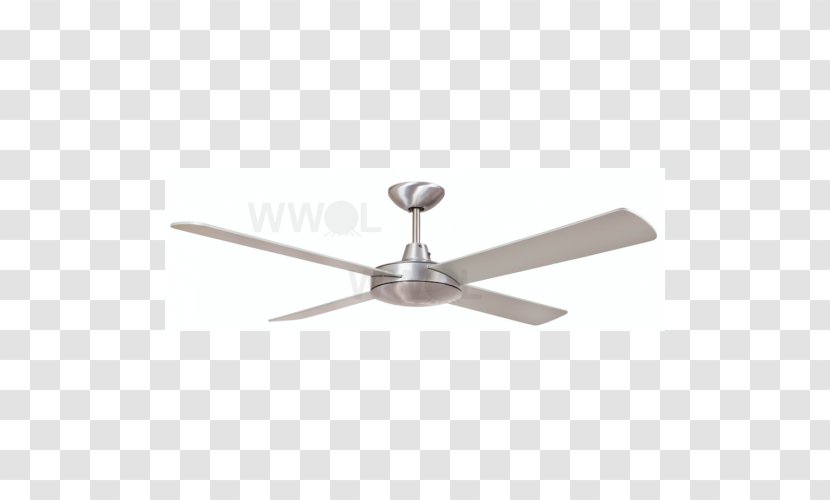 Ceiling Fans Aluminium Brushed Metal - Fan Transparent PNG