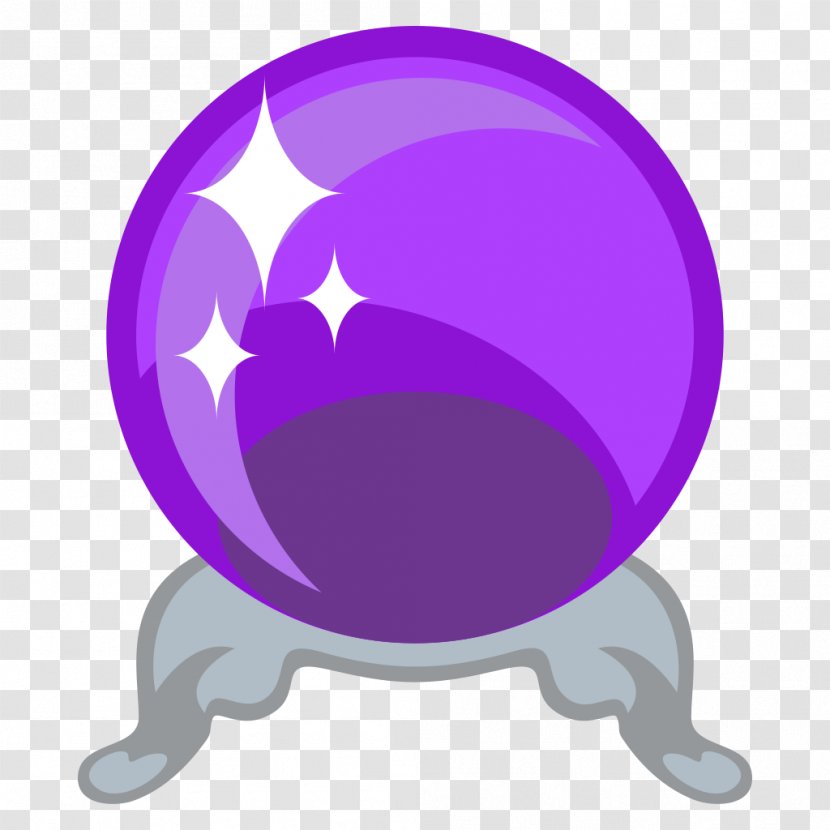 Social Media Emoji Crystal Ball Text Messaging Sticker Transparent PNG