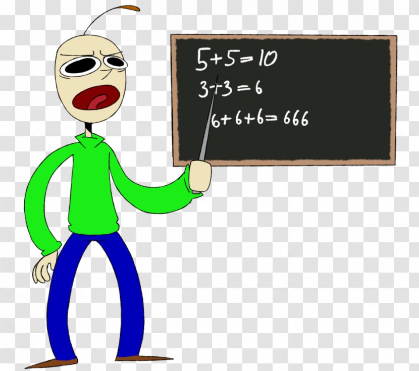 Fan Art DeviantArt Digital - Deviantart - Baldi Transparent PNG